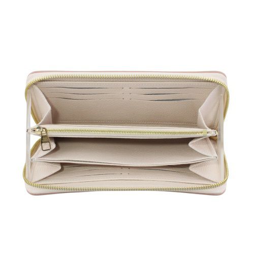 ルイヴィトン 長財布 モノグラム ジッピー・ウォレット ホワイト LOUIS VUITTON M13644 バイカラーエデン