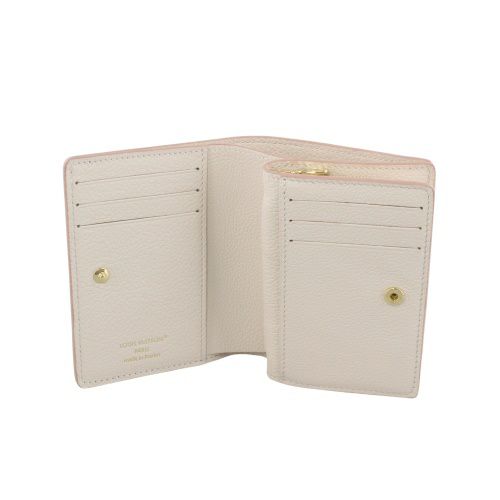ルイヴィトン 二つ折り財布 モノグラム ポルトフォイユ・クレア ホワイト LOUIS VUITTON M22399 バイカラーエデン
