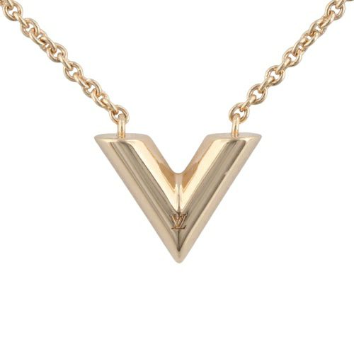 【10％OFF】 ルイヴィトン LOUIS ゴールド V ネックレス・エセンシャル 小物