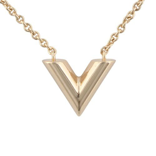 ルイヴィトン ネックレス・エセンシャル V ゴールド LOUIS VUITTON M02382 ピンクゴールド