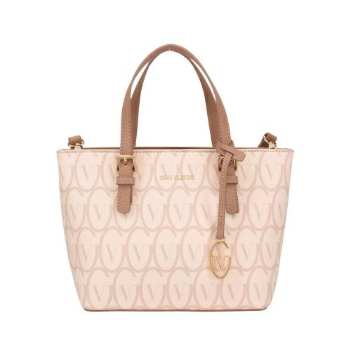 ジャンニ バレンチノ ハンドバッグ レディース ホワイト GIANNI VALENTINO GV001 Monogram/Pink