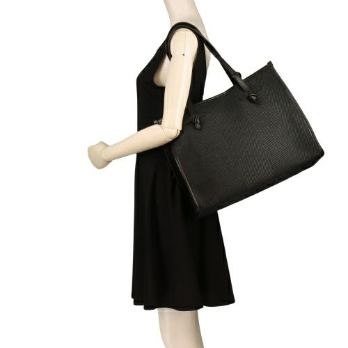 ジャンニ キアリーニ トートバッグ レディース MARCELLA M ブラック GIANNI CHIARINI BS 6850 SPGRAF NER