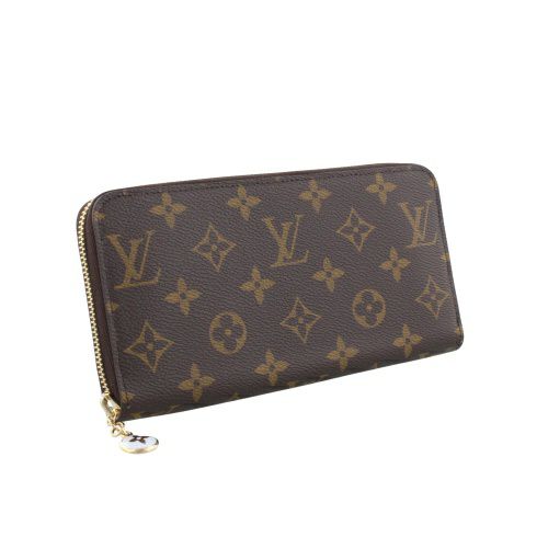ルイヴィトン 長財布 モノグラム ジッピー・ウォレット ブラウン LOUIS VUITTON M14815 モノグラム/アズールブルー