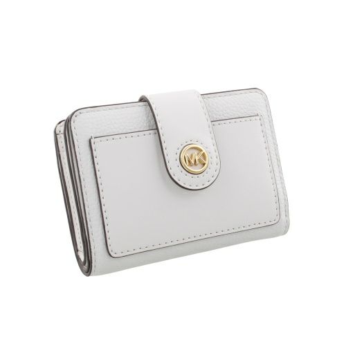 マイケルコース 二つ折り財布 レディース MICHAEL KORS 32H3G0KD5L 085 OPTIC WHITE