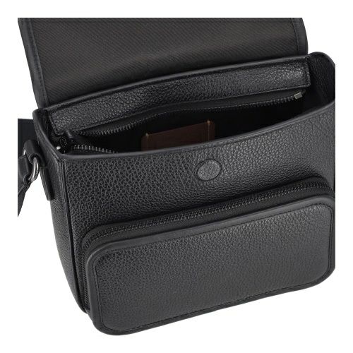 コーチ アウトレット ショルダーバッグ メンズ サリバン フラップ クロスボディ バッグ ブラック COACH OUTLET CY800 QB/BK