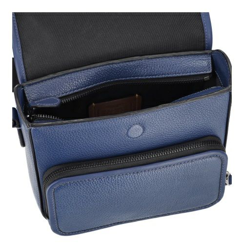 コーチ アウトレット ショルダーバッグ メンズ サリバン フラップ クロスボディ バッグ ブルー COACH OUTLET CY800 QBDEB ディープブルー