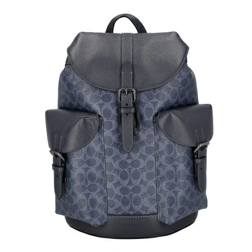 コーチ アウトレット バックパック メンズ ワーナー バックパック・シグネチャー キャンバス ブルー COACH OUTLET CW211 QBN2V