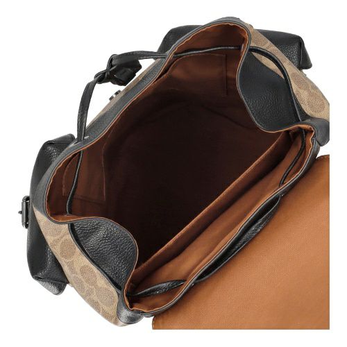 コーチ アウトレット バックパック メンズ ワーナー バックパック・シグネチャー キャンバス ブラウン COACH OUTLET CW211 QBNRX タン/ブラック