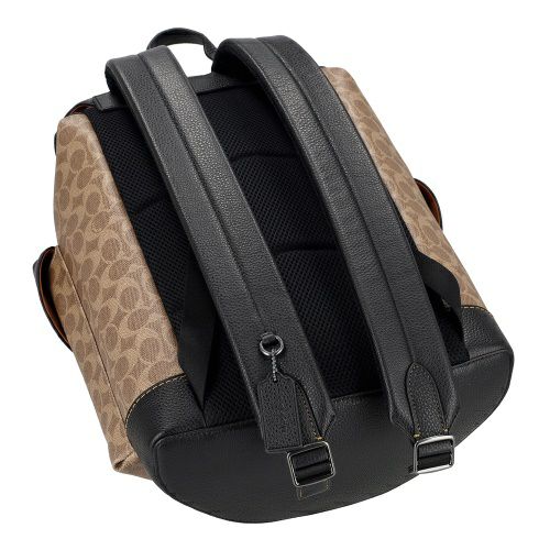 コーチ アウトレット バックパック メンズ ワーナー バックパック・シグネチャー キャンバス ブラウン COACH OUTLET CW211 QBNRX タン/ブラック