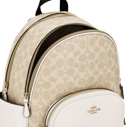 コーチ アウトレット バックパック レディース シグネチャー コート バックパック ホワイト COACH OUTLET CZ176 IMXDM サンド/チョーク