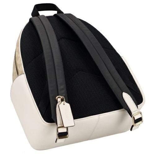 コーチ アウトレット バックパック レディース シグネチャー コート バックパック ホワイト COACH OUTLET CZ176 IMXDM サンド/チョーク