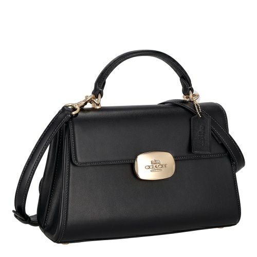 コーチ アウトレット ハンドバッグ レディース エライザ トップ ハンドル ブラック COACH OUTLET CP006 IMBLK