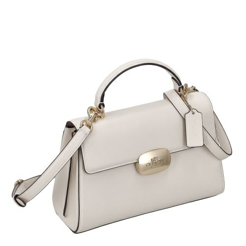 コーチ アウトレット ハンドバッグ レディース エライザ トップ ハンドル ホワイト COACH OUTLET CP006 IMCHK チョーク
