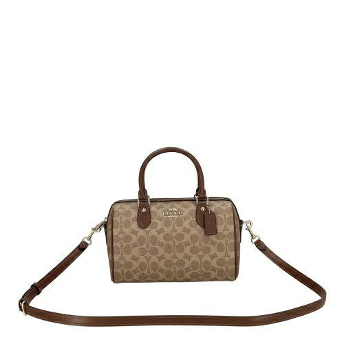 コーチ アウトレット ハンドバッグ レディース ローアン サッチェル バッグ・シグネチャー キャンバス ブラウン COACH OUTLET CV961 IMXHE タン/ブラウン