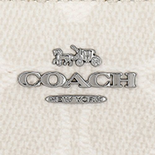 コーチ アウトレット 二つ折り財布 レディース スナップ ウォレット・シグネチャー キャンバス ホワイト COACH OUTLET CW789 SVXU5