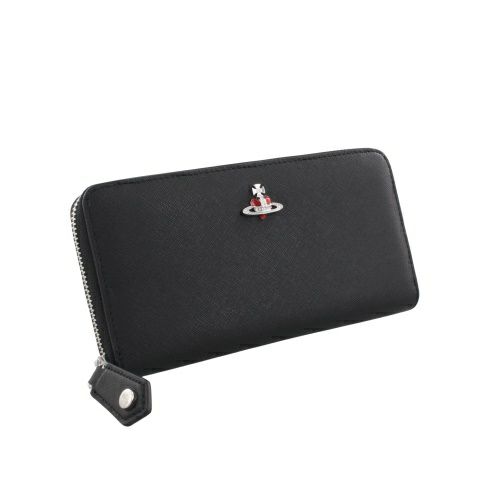 ヴィヴィアンウエストウッド 長財布 レディース ブラック Vivienne Westwood 51050023 L0040 N402 BLACK/RED DIAM ORB