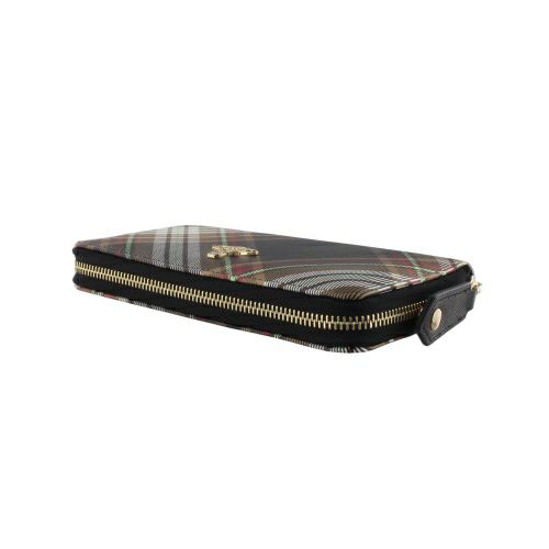 ヴィヴィアンウエストウッド 長財布 レディース Vivienne Westwood 51050023U D101 TARTAN BROWN/BLACK