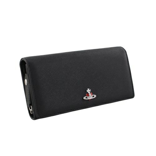 ヴィヴィアンウエストウッド 長財布 レディース DIAMANTE SERIES ブラック Vivienne Westwood 51060025 L0040 N402 BLACK/RED DIAM ORB