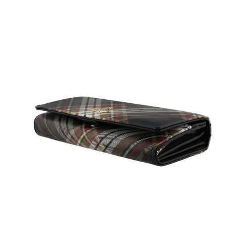 ヴィヴィアンウエストウッド 長財布 レディース Vivienne Westwood 51060025U D101 TARTAN BROWN/BLACK