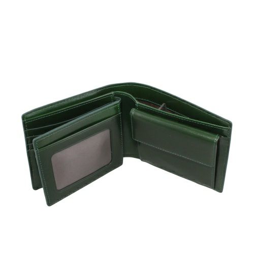 ベリーズヨーク BYHL8908GR 二つ折り財布 緑 ブラウン レザー ベリーズヨーク 二つ折り財布 メンズ グリーン BELLIES YORK