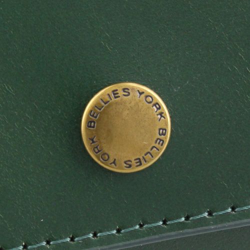 ベリーズヨーク 二つ折り財布 レディース グリーン BELLIES YORK BYHL9906GN GREEN