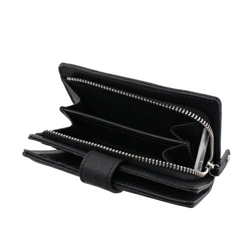 ヴィヴィアンウエストウッド 二つ折り財布 レディース DIAMANTE SERIES ブラック Vivienne Westwood 51080028 L0040 N402 BLACK/RED DIAM ORB