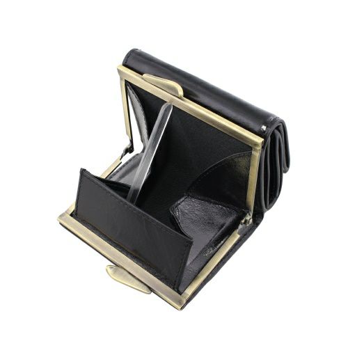 ベリーズヨーク 三つ折り財布 レディース ブラック BELLIES YORK BYHL10316BK BLACK