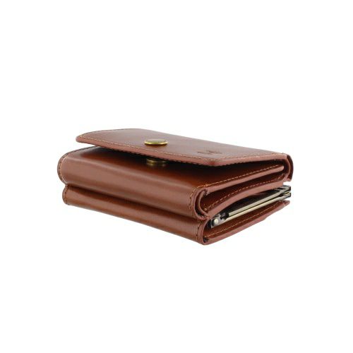 ベリーズヨーク 三つ折り財布 レディース ブラウン BELLIES YORK