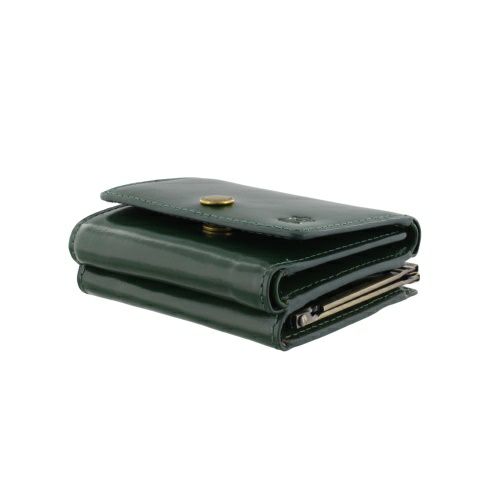 ベリーズヨーク 三つ折り財布 レディース グリーン BELLIES YORK BYHL10316GR GREEN