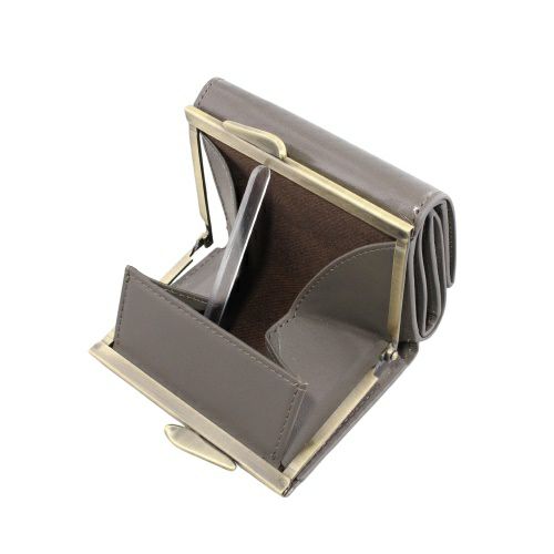 ベリーズヨーク 三つ折り財布 レディース グレー BELLIES YORK BYHL10316TP TAUPE