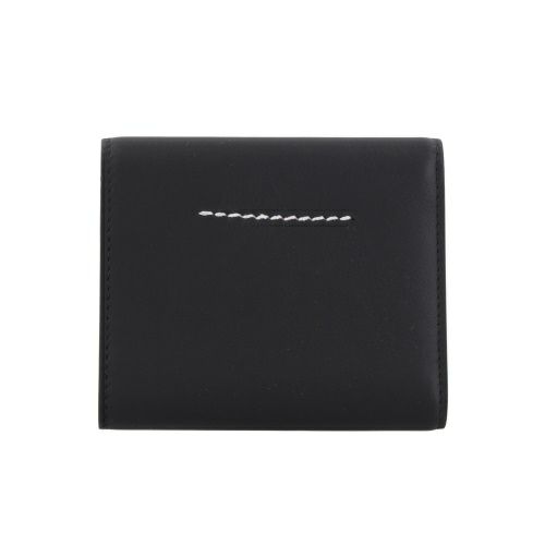 メゾンマルジェラ 三つ折り財布 レディース ブラック Maison Margiela 