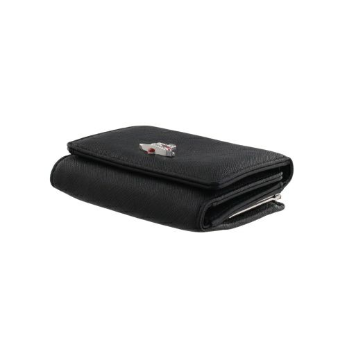 ヴィヴィアンウエストウッド 三つ折り財布 レディース DIAMANTE SERIES ブラック Vivienne Westwood 51010018 L0040 N402 BLACK/RED DIAM ORB