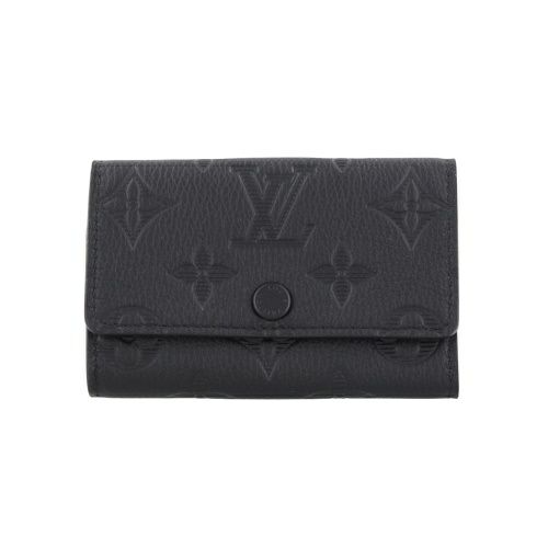 ルイヴィトン キーケース モノグラム シャドウ ミュルティクレ ６ ブラック LOUIS VUITTON M14825 ブラック