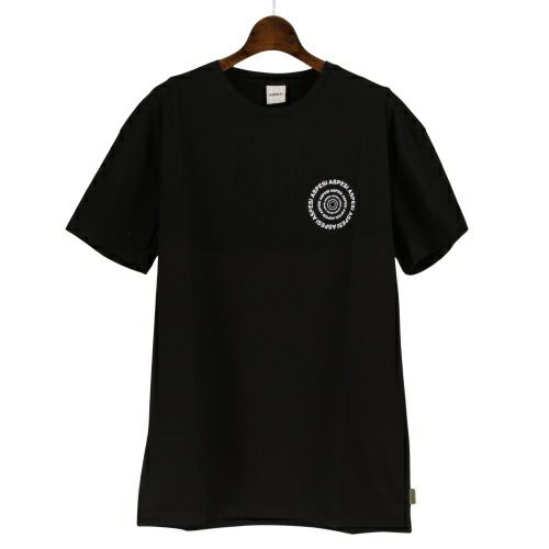 アスペジ ASPESI Tシャツ メンズ Sサイズ ブラック ASP1MTS01 BLACK