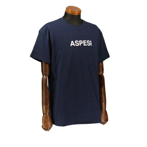 アスペジ ASPESI Tシャツ メンズ Lサイズ ネイビー ASP1MTS02 NAVY
