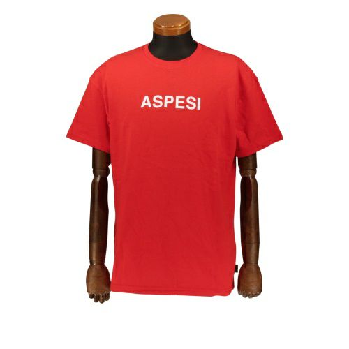アスペジ ASPESI Tシャツ メンズ Lサイズ レッド ASP1MTS02 RED