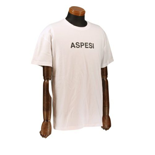 アスペジ ASPESI Tシャツ メンズ Mサイズ ホワイト ASP1MTS02