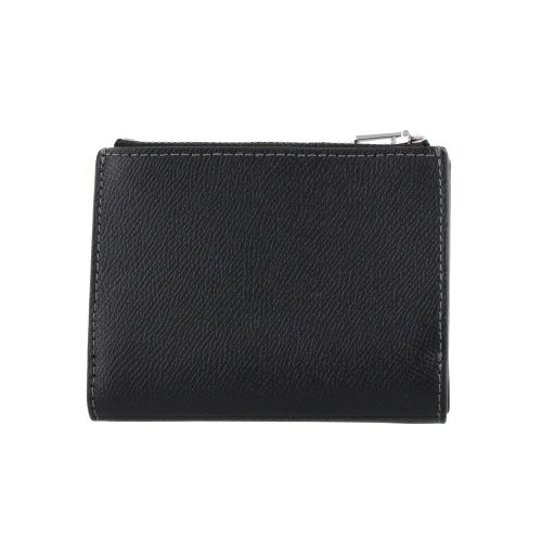 コーチ アウトレット 二つ折り財布 レディース ブラック COACH OUTLET CR983 SV/BK シルバー/ブラック