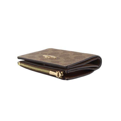コーチ アウトレット 二つ折り財布 レディース ブラウン COACH OUTLET CW803 IMXHE タン/ブラウ