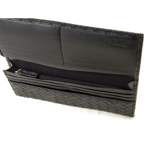 モンテスピガ 長財布 メンズ ブラック monte SPIGA MOSQS373 BLACK