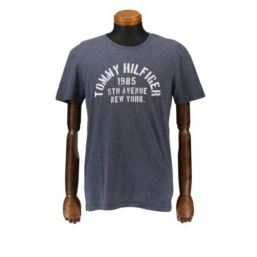トミーヒルフィガー Tシャツ メンズ 2S87902941 ネイビー TOMMY HILFIGER Lサイズ