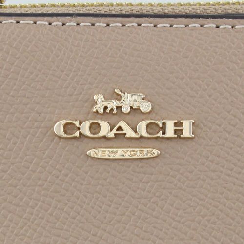 コーチ アウトレット 二つ折り財布 レディース ベージュ COACH OUTLET CR983 IMTAU トープ