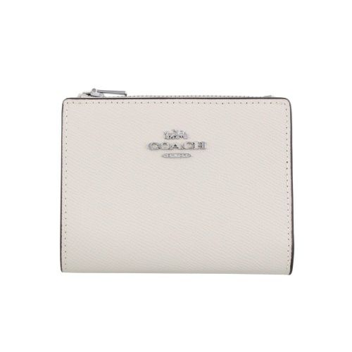 コーチ アウトレット 二つ折り財布 レディース ホワイト COACH OUTLET CR983 SV/HA シルバー/チョーク