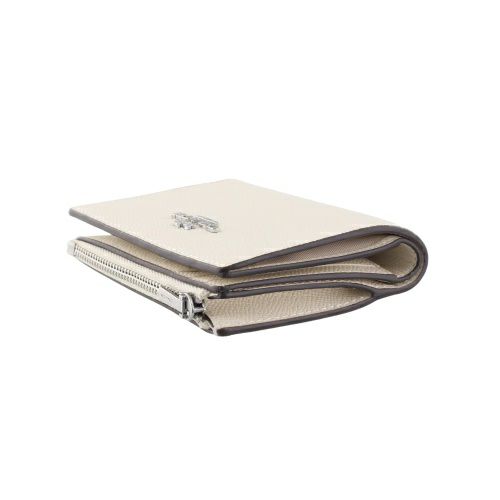 コーチ アウトレット 二つ折り財布 レディース ホワイト COACH OUTLET CR983 SV/HA シルバー/チョーク