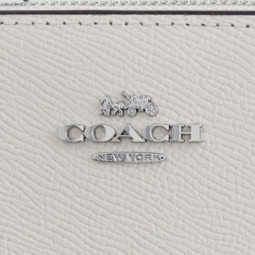 コーチ アウトレット 二つ折り財布 レディース ホワイト COACH OUTLET CR983 SV/HA シルバー/チョーク