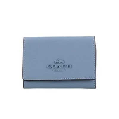 コーチ アウトレット 三つ折り財布 レディース ブルー COACH