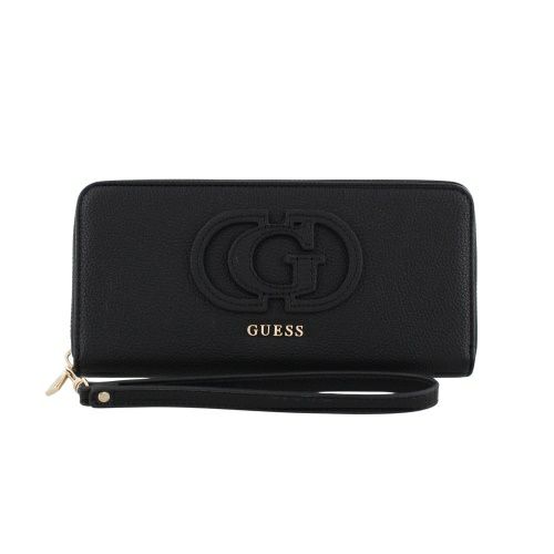 ゲス 長財布 レディース CALEBRA / SLG LARGE ZIP AROUND ブラック GUESS BG9536146 BLACK
