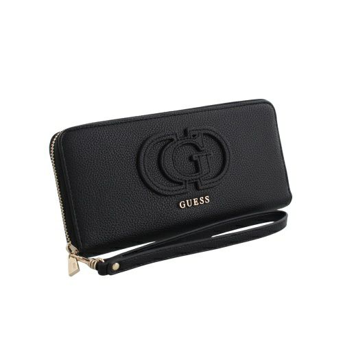 ゲス 長財布 レディース CALEBRA / SLG LARGE ZIP AROUND ブラック GUESS BG9536146 BLACK
