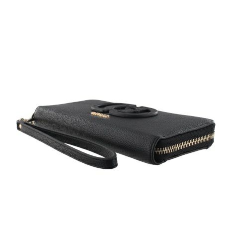 ゲス 長財布 レディース CALEBRA / SLG LARGE ZIP AROUND ブラック GUESS BG9536146 BLACK