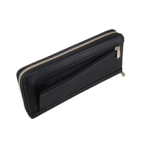 ゲス 長財布 レディース CALEBRA / SLG LARGE ZIP AROUND ブラック GUESS BG9536146 BLACK